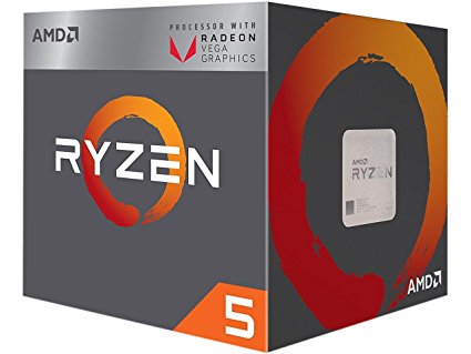 AMD Ryzen 5 2400G Processor with Radeon RX Vega 11 Graphics